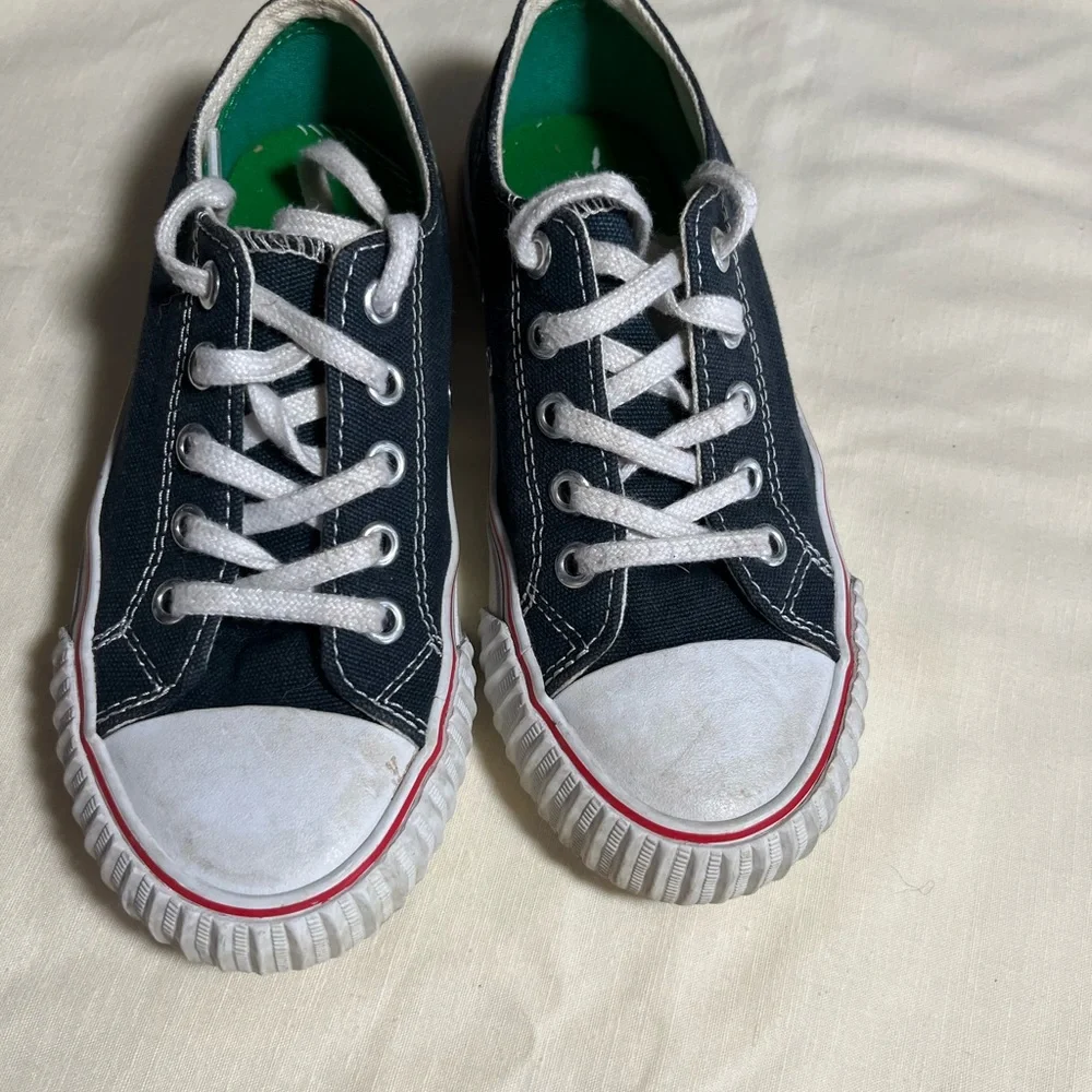 P.F. Flyers Black and White Kids Sneakers